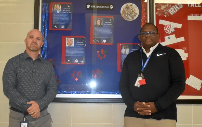 Dotson, Vanderpool bring extensive administrative experience to new roles as MHS associate principals